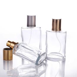 Crystal Glass Spray Perfume Bottle Clear Perfume Atomizer Thick Glass Empty Spray Perfume Bottle Botella