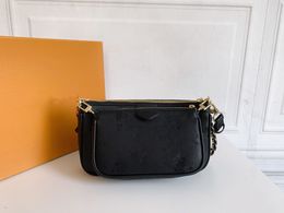 ÇOKLU POŞET AKSESUARLAR Çanta Kabartmalı Liçi Desen 3 Parça Set Kadın Crossbody Çanta Hakiki Deri Çanta Çantalar Bayan Tote Çanta Bozuk Para Cüzdanı Üç Öğe