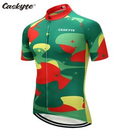 2021 CASKYTE Men Cycling Jersey MTB Maillot Bike Shirt Downhill High Quality Pro Team Mountain Bicycle Clothing