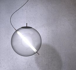 Italy Design Minimalist Bubble Ball Glass Pendant Lamps Modern Fashion Hanging Lamp Home Decor Model Room Studio Bedroom Study