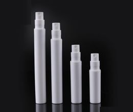 Wholesale Empty Sample Spray Bottles 2ml 3ml 4ml 5ml White Plastic Perfume Bottle Vials 1000pcs/lot SN2112