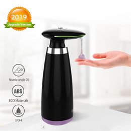 SVAVO 350ml Automatic Soap Dispenser Infrared Touchless Motion Bathroom Smart Sensor Liquid for Kitchen 211206