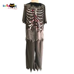 Boys Zombie Costume Kids Ghost Halloween Costumes Child Scary Bloody Skeleton Party Cosplay Fancy Dress Outfits Clothing Q0910