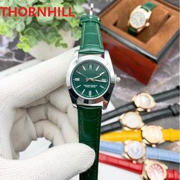 Famous Style Women's Watches 31mm High Quality Leather Women Fashion Dress Quartz Wristwatches