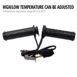 Temperature-Adjustable Motorcycle Handlebar 22mm Heating Handlebar Cover Silicone Protection Kit, Winter Modification Accessories