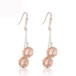 Dangle & Chandelier Earrings With Stone Crystal Tassel Exaggeration Ladies Temperament Long Short Section Of High-quality Jewelry Oorbellen1