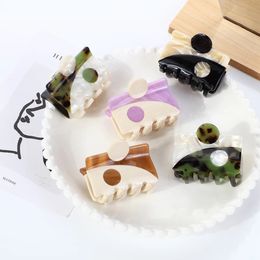 Colorful Yin Yang Hair Claw Clips Tai Chi Makeup Hair Styling Clamps Barrettes for Women Hair Accessories