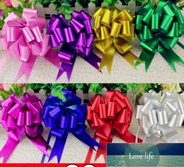 50pcs Beautiful Lustre solid Colour 18mm Pull Bow ribbon for gift Flower bowknot Gift Packing Party Wedding Car Room Decoration Factory price expert design Quality