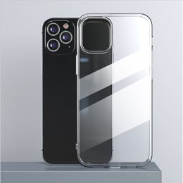Soft TPU Transparent Clear Phone Case Protect Cover Shockproof Cases For iPhone 11 12 pro max 7 8 X XS