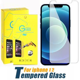Screen Protector For iPhone 12 11 XS MAX XR X 7 8 6 Plus Samsung A51 A71 A81 A91 2.5D Tempered Glass Film