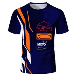 Motocross shirt T-shirt moto race fans racing suit half-sleeved T-shirt Customised with the same paragraph