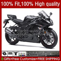 OEM Body For KAWASAKI NINJA ZX600C ZX 6R 600 CC 6 R 636 2009 2010 2011 2012 13No.93 ZX600 ZX636 ZX-6R 2009-2012 ZX-636 600CC ZX6R 09 10 11 12 Injection Fairing glossy black