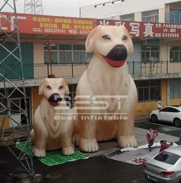 Promotional Inflatable Wholesale Giant Sitting Dog Customized Mascot