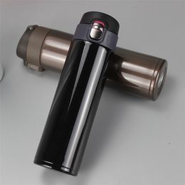 High Quality Portable Thermos Bottle Girl/Boy Stainless Steel Water Vacuum Flasks Insulated Cup Capacity Student Tra 211109