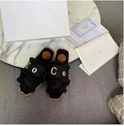 scarpe Muller piatte donna Pantofole peluche invernali sandali firmati Scarpe hotle indoor Pantofola calda per donna Scivoli Infradito taglia 35-42