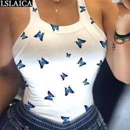 Tank Top Women Backless Bow Casual Crop Fashion Holiday Beach Style s Summer Femme 210515