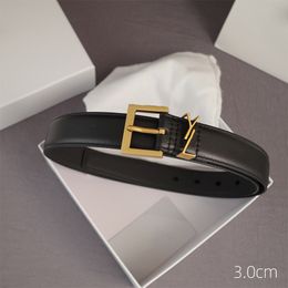 Fashion Leather Designer Belts Mens Belt Womens Brand Girdle Waistband Simple Golden Letter Buckle Luxury With Box Weote