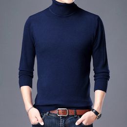 Solid Sweater Mens Autumn Warm Men Coats Long Sleeve Pullover Casual Ribbed Hem Male Pull Oversized Sweaters 4XL 210524