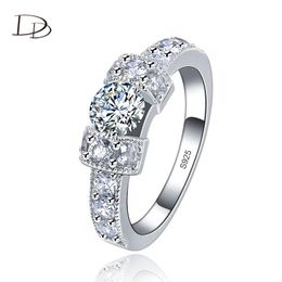 Wedding Rings Vintage Bagues Cubic Zircon For Women Engagement Jewellery Trendy Diamond Fashion Bague Accessories Anillos Mujer