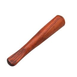 Classic Wooden Tobacco Pipe Mini Portable Woodens Mouthpiece 73mm Eco-Friendly Reusable WH0406