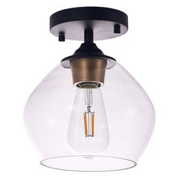 -Plafonniers à LED modernes pour salon Chambre à coucher Chambre à coucher Couleur légère Balcon Lampes de pendentif 85-265V Plafond-Lampe de plafond Cuisine Éclairage de verre industriel