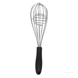 Creative Whisk Household Manual Stainless Steel Cream Mixing Tool with Ball Center Egg Beater Kitchen Baking Mixing Tools T500981