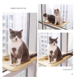 Cat Beds & Furniture Pet Hammock Window Mount Bed Sofa Mat Comfortable Seat Hanging Wall House Bearing 20kg With Suction Accessories