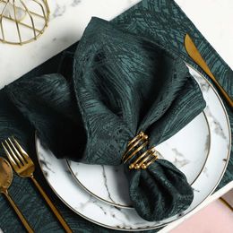 4Pcs Fabric Napkins Modern Serving Napkin For Cutlery Wedding Decoration Track On The Table Restaurant Deco
