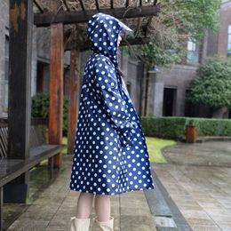 Raincoat Women Men Poncho Waterproof Long Dots,Outdoors Rain Coat Jackets Female Cloak Chubasqueros Mujer 210320