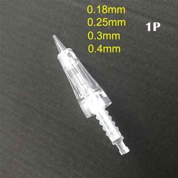 0.18/0.25/0.3/0.4mm 1P Sterilized Permanent Makeup Needle Cartridge with Membran Prevent Backflow 210324