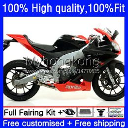 Body Injection For Aprilia RSV-1000 Mille RSV 1000 R 2009 2010 2011 2012 2013 2014 2015 13No.62 RSV1000R RSV1000RR RSV1000 R RR 09 10 11 12 13 14 15 Fairing Black red hot