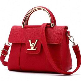 2021 New Fashion Women Ladi PU Leather Crossbody Shoulder Tote Handbag Luxury Top Handle Satchel Bag