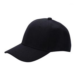 Ball Caps Men Women Plain Baseball Cap Solid Color Unisex Curved Visor Hat Hip-Hop Adjustable Peaked