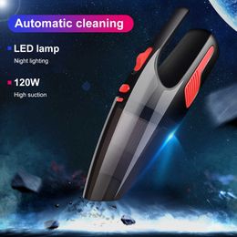 Wireless Car Vacuum Cleaner Handheld 120W Portable Wet Dry Dual-Use Cleaning Tool Interior Accessories New