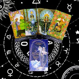 The Star Tarot Cards Divination Deck Entertainment Parties Board Game Support Drop Shipping 78 Pcs/Box