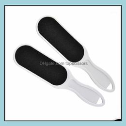 Rasps Tools Salon Health & Beautywholesale-2X Nail Files Polish Cuticle Art Manicure Hand Shank Buffer Tool Foot Rasp Flies1 Drop Delivery 2