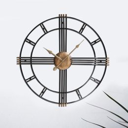Wall Clocks Vintage Metal Creative Antique Watches Iron Nordic Brief Gift Ideas Large Clock For Living Room