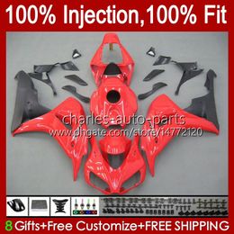 100%Fit Injection factory red mold For HONDA Body CBR 1000 RR CC 1000RR 1000CC 06-07 Bodywork 59No.30 CBR1000 RR CBR1000RR 06 07 CBR1000-RR 2006 2007 OEM Fairing Kit