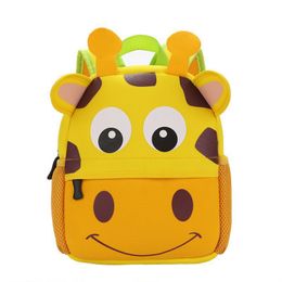 1-7Y Kids Baby Backpack Cartoon bag Animal Pig Dog Rabbit Tiger Sheep Monkey Plush Children 3D Kindergarten School Bag