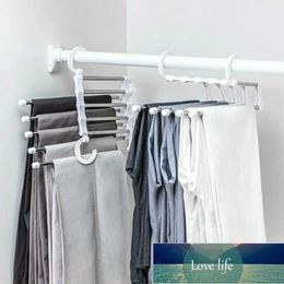 1PC 5 Portable Layer Multi-function Clothes Storage Clothes Hanger Trousers Stainless Steel Shelf Hanger Pants Drying Hanger Factory price expert design Quality