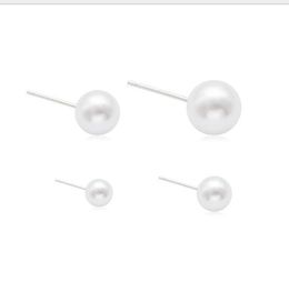 2021 New Arrival Fashion Earrings Mix 11 Colours Pearls Studs 8mm Pearl Stud Earrings for Women Girls Ladies Brinco