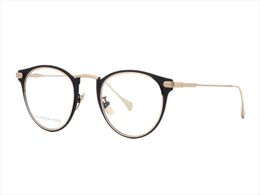 Fashion Sunglasses Frames Stainless Steel Eyeglasses Vintage Men Optical Eyewear Clear Lens Computer Prescription Myopia Glasses For Women