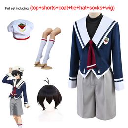 SK8 the Infinity Anime Miya Chinen Cosplay Costume SK Eight Short Wig Hat Socks Coat Shorts Carnival Halloween Uniform Outfit