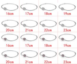 2021 new style 925 sterling silver classic fashion DIY cartoon creative basic chain bracelet jewelry factory direct sales