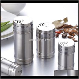 Herb Tools Kitchen, Dining Bar Home & Garden Drop Delivery 2021 Jar Rotating Er Salt Sugar Bottle Multi-Purpose Spice Pepper Shaker Seasoning
