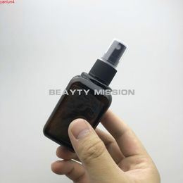 BEAUTY MISSION 50pcs 80ml Square spray pump travel PET bottle for cosmetic packaging,plastic empty bottles liquid medicinegood high qual