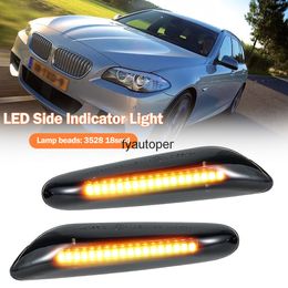 LED Side Indicator Light Waterproof Car Turn Signal Dynamic Marker Left Right Sequential Blinker for BMW