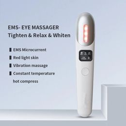 Red Light Therapy Eye Massager Wrinkle Dark Circle Removal Anti Ageing Micro Current Eyes Beauty Instrument Heating Vibration