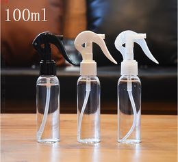 -100 ml Crystal Clear Luccy Plástico Perfume Spray Bottle Parfume Água Ajuste 3.5 Oz Spritz Embalagem ContentoresGood Qty