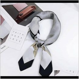 Wraps Hats, & Gloves Fashion Aessoriessquare Silk Satin Scarf Elegant Small Thin Womens Feels Formal Neck Hair Wrapped Mothers Day Gift Scarv
